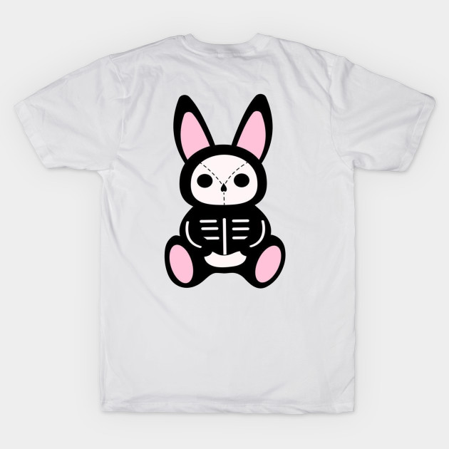 Emo Cuties: Kawaii Bunny and Teddy Bear with 90s Glamour Aesthetic by Linna-Rose